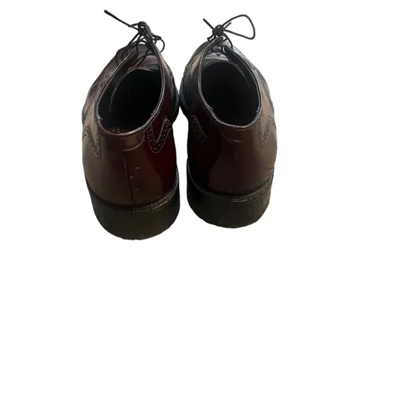Freeman Ultra-Flex Hendrix Wingtip Leather Oxford Men’s Burgundy Size 9