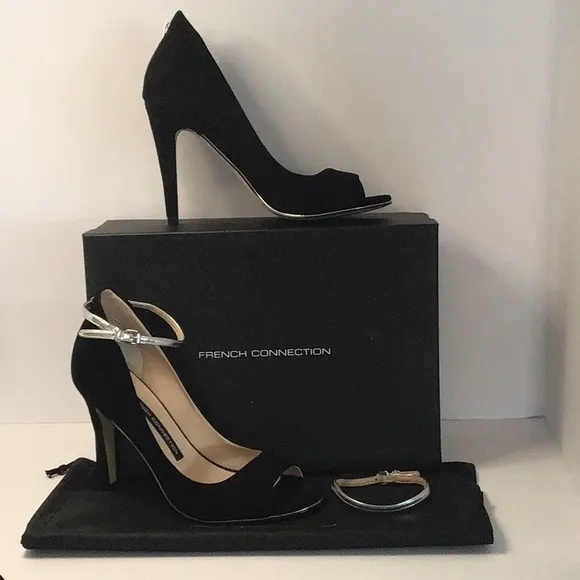 💥💥FRENCH CONNECTION 💥💥               PEEP TOE PUMPS