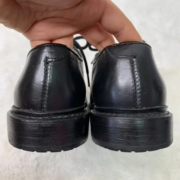 Frye 4001 Men's James Oxford Leather Lace up Dress Black Shoes Size 6B