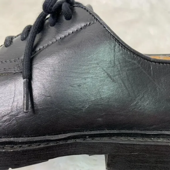 Frye 4001 Men's James Oxford Leather Lace up Dress Black Shoes Size 6B
