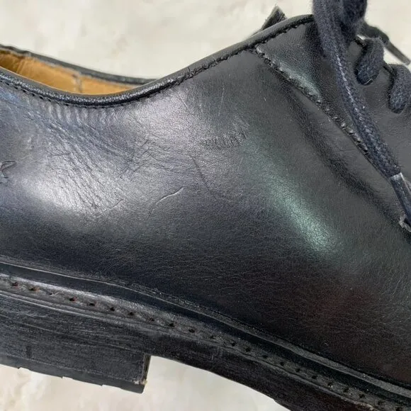 Frye 4001 Men's James Oxford Leather Lace up Dress Black Shoes Size 6B