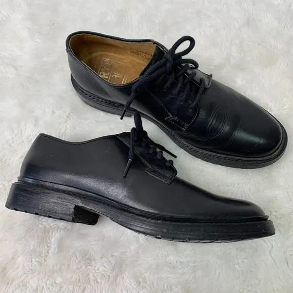 Frye 4001 Men's James Oxford Leather Lace up Dress Black Shoes Size 6B
