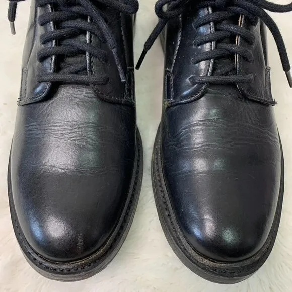 Frye 4001 Men's James Oxford Leather Lace up Dress Black Shoes Size 6B