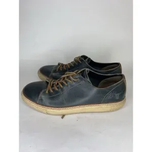 Frye Black Leather Casual Brown Lace Low Top Sneakers Shoes Men’s Sz 10M US/44EU