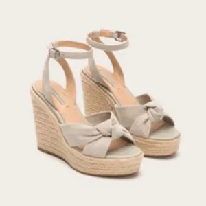 Frye Charlotte Twist Sage Espadrille Wedge Sandals