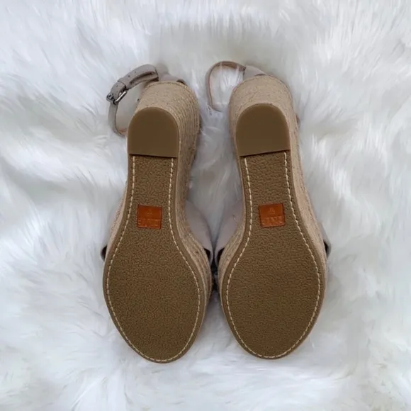 Frye Charlotte Twist Sage Espadrille Wedge Sandals