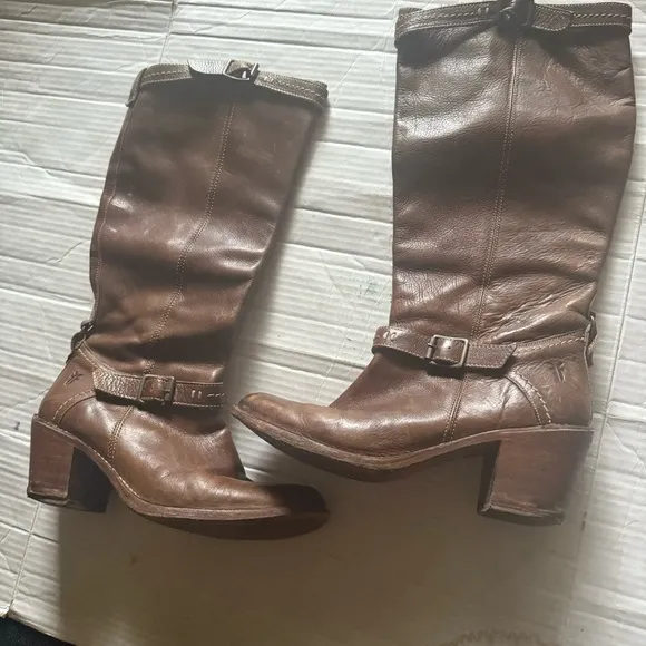 Frye leather boots, Sz 10 B