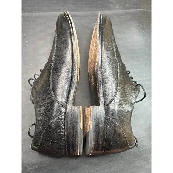 Frye Mens Black Leather Oxford Dress Shoes Size 13D