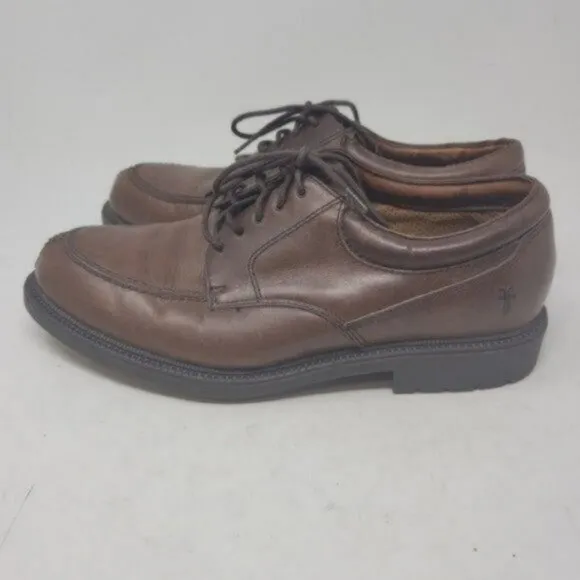 Frye | Mens Taylor Lace up Leather Oxford Shoes Brown