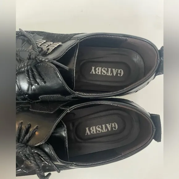 Gatsby black dress shoes size 13.5 men’s