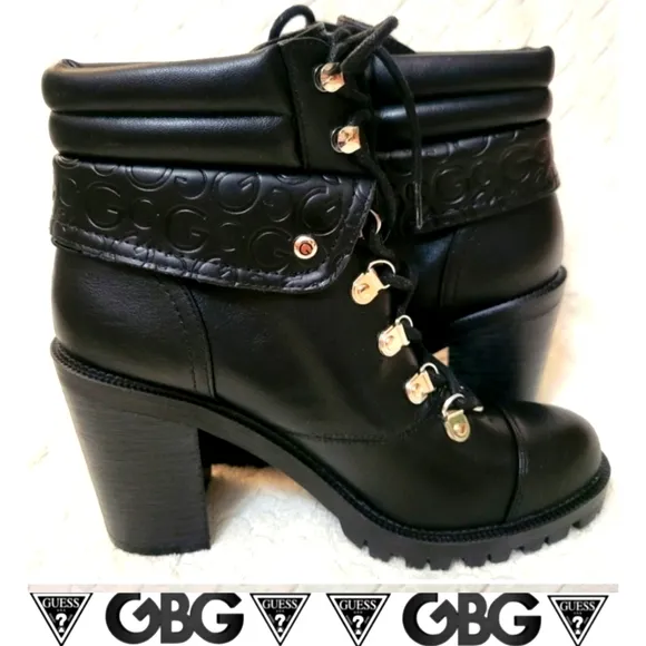 🍃⚘️GBG Los Angeles Guess Combat Boots