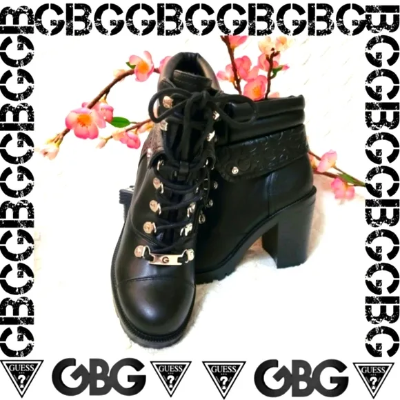 🍃⚘️GBG Los Angeles Guess Combat Boots