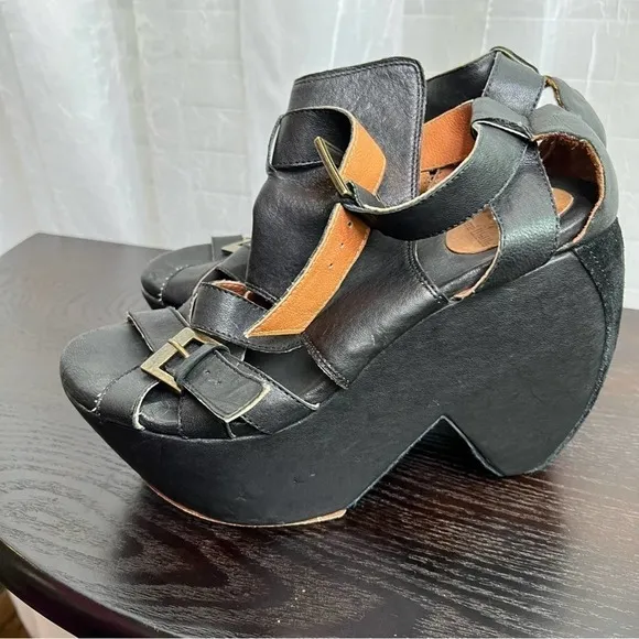 Gee Wawa Shannon Platform Wedge Sandals  9