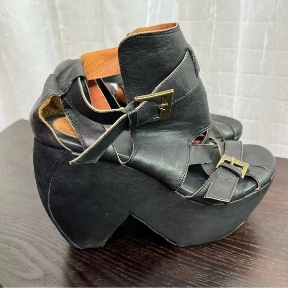 Gee Wawa Shannon Platform Wedge Sandals  9