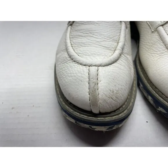 G/Fore G4 Split Toe Golf Sneakers Gallivanter Men's 10.5 White/Camo Sole Shoes