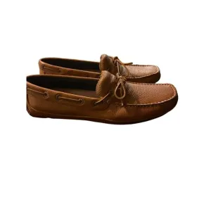 G.H. Bass &amp; Co. Mens Amalfi Leather Loafers Size 10.5 M Tan Slip-On Moccasin