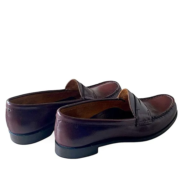 G.H.Bass Women’s Willa Flat Strap Weejuns Loafer Brown Size 8AA Minimalist