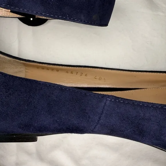 Gianvito Rossi Navy Women's Ballet Flats