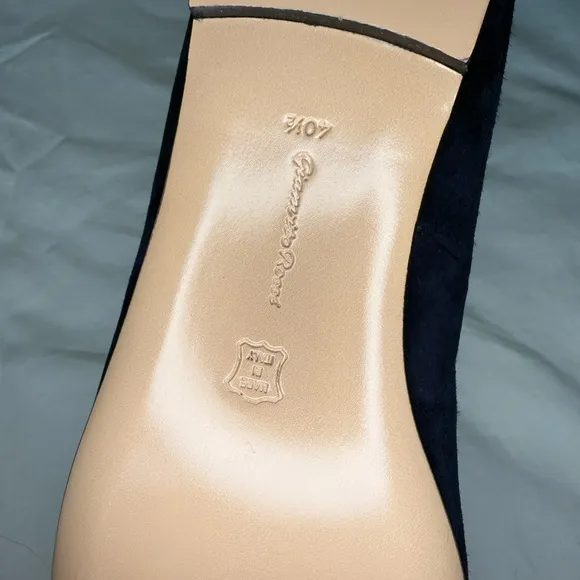 Gianvito Rossi Navy Women's Ballet Flats