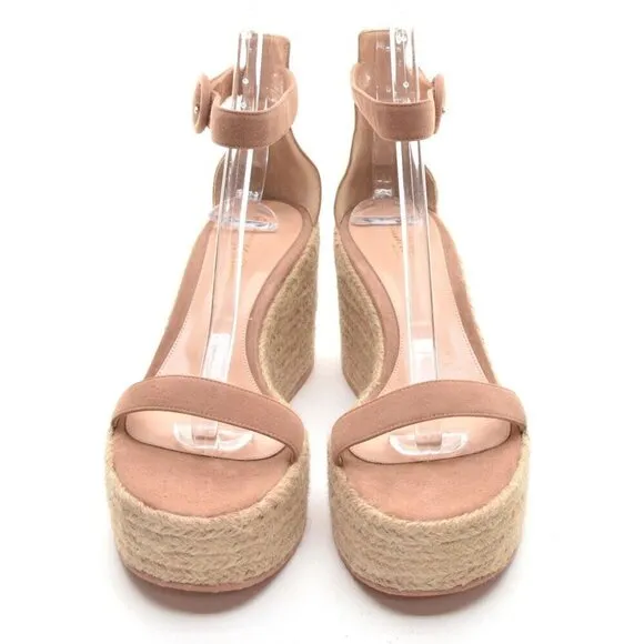 Gianvito Rossi Portofino Praline Espadrille Sandals 41