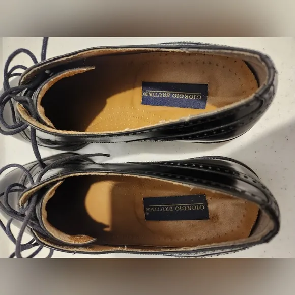 Giorgio Brutini Size 13D Black Made in Brazil