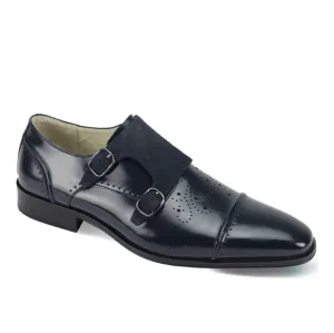 GIOVANNI OSCAR MONK STRAP LACE UP DRESS SHOES SIZE 10.5 MEN'S