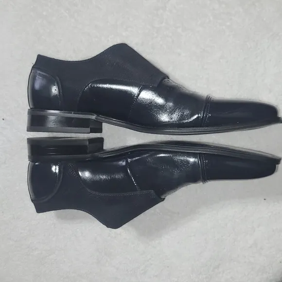 GIOVANNI OSCAR MONK STRAP LACE UP DRESS SHOES SIZE 10.5 MEN'S
