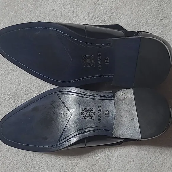 GIOVANNI OSCAR MONK STRAP LACE UP DRESS SHOES SIZE 10.5 MEN'S