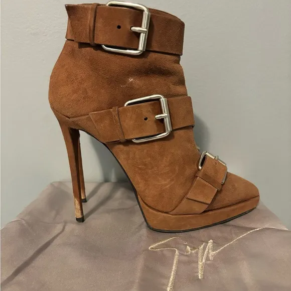 Giuseppe Zanotti Sigaro Stiletto Boots, Excellent Condition, Size 39/8.5