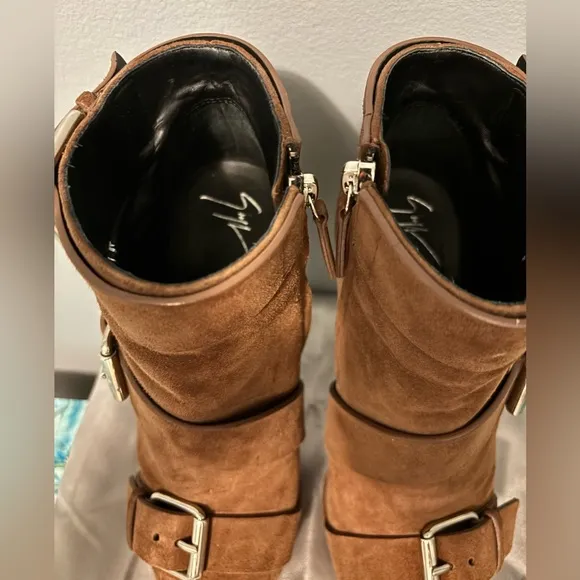 Giuseppe Zanotti Sigaro Stiletto Boots, Excellent Condition, Size 39/8.5