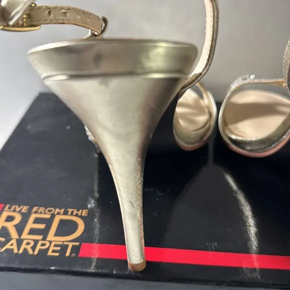 Gold Stiletto Heels