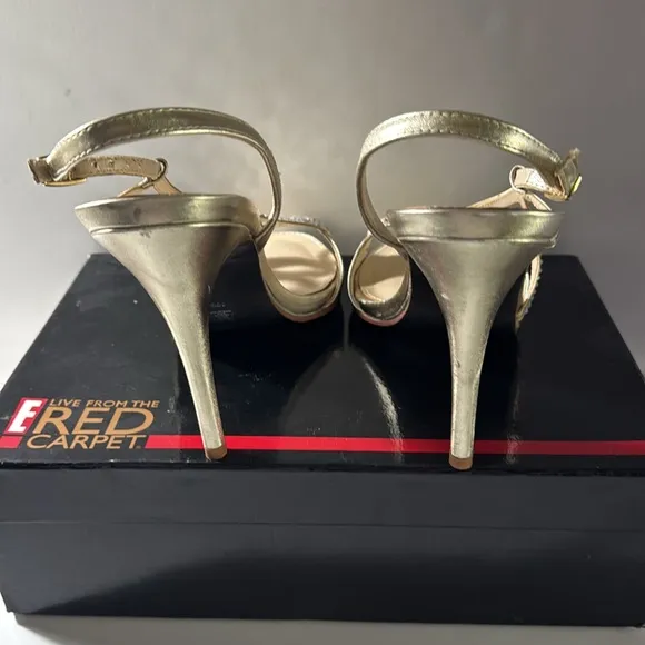 Gold Stiletto Heels