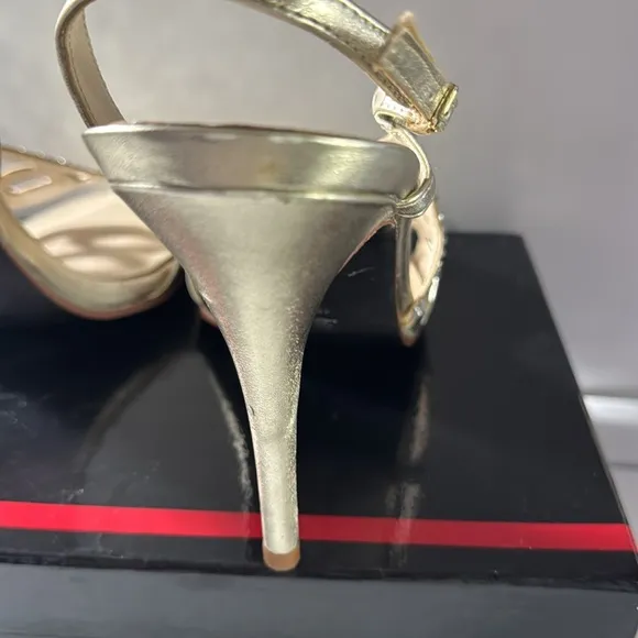 Gold Stiletto Heels