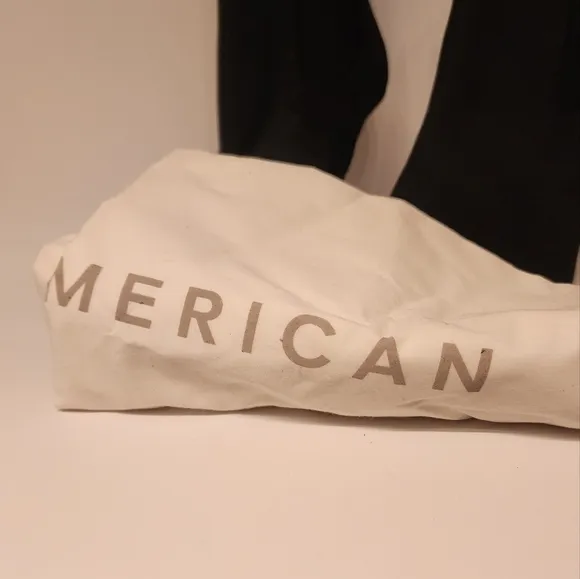 Good American High Kickstand Neoprene Bootie In Black Gold Accents size 9