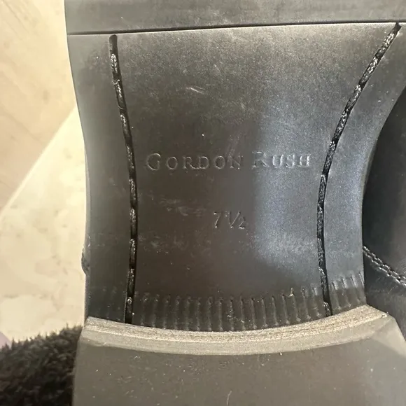 Gordon Rush Black Men’s Dress Shoes