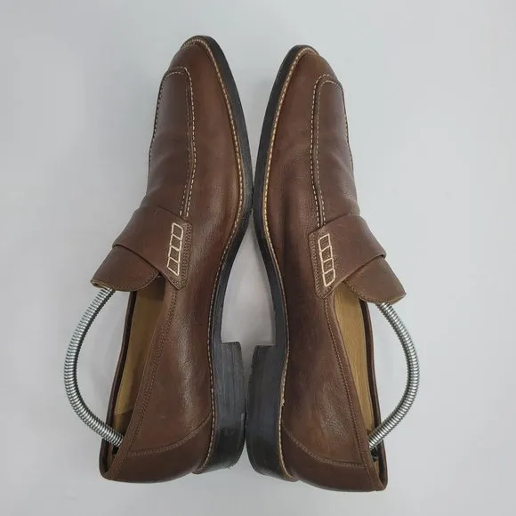 Gravati Hand Made In Italy Men's Dress Shoes Brown Leather 6769 US Size 13M