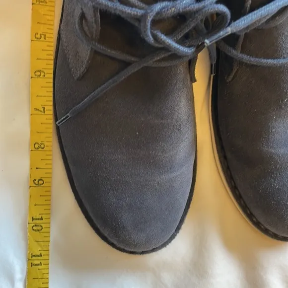 Greats navy suede boots