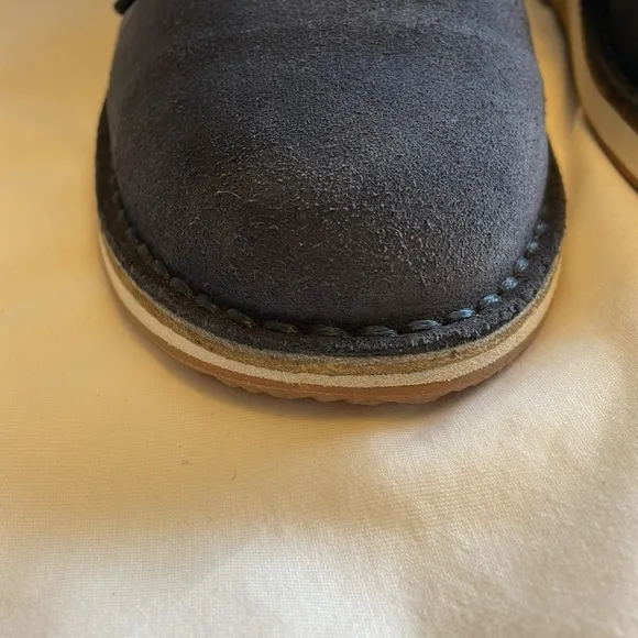 Greats navy suede boots