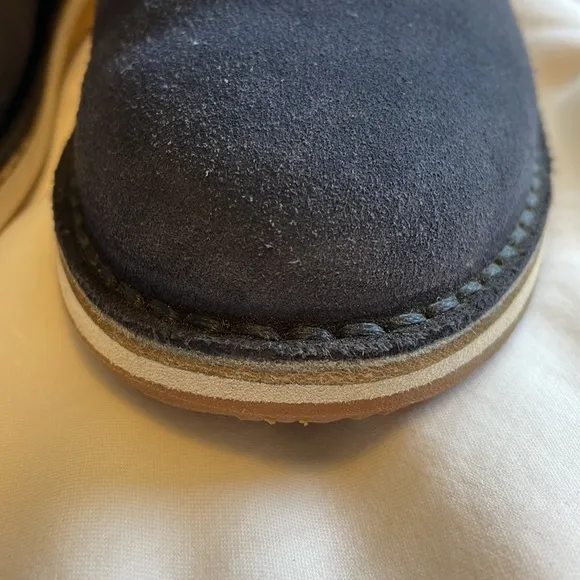 Greats navy suede boots