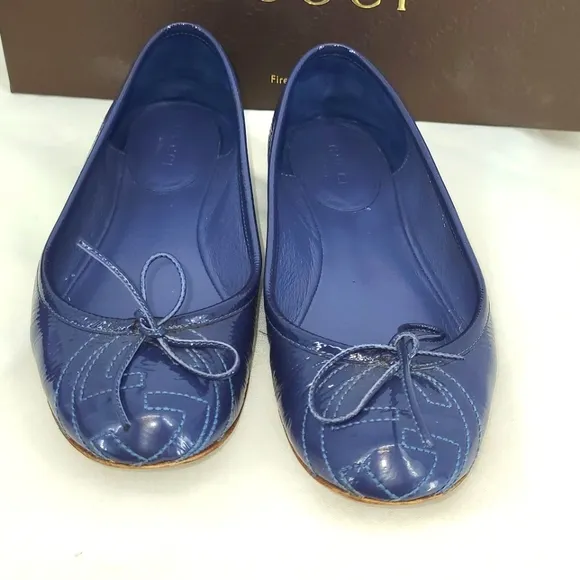 Gucci Ballet Flats Embroidered Monogram GG