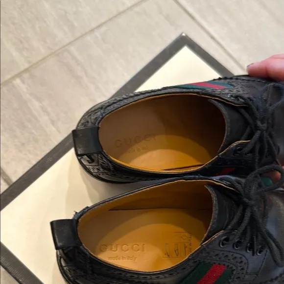 Gucci kids’ Darby Brogues Dress Shoes