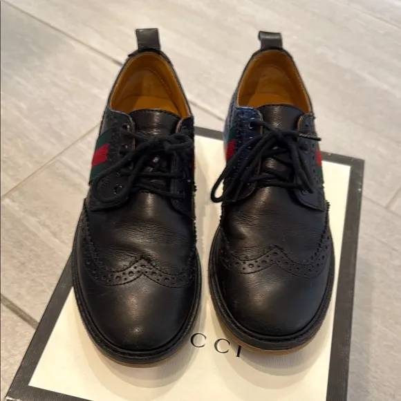 Gucci kids’ Darby Brogues Dress Shoes