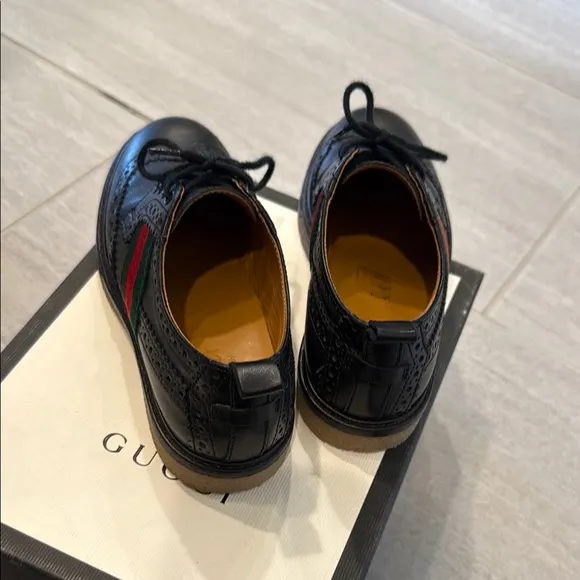 Gucci kids’ Darby Brogues Dress Shoes