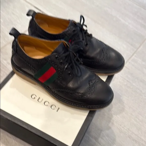 Gucci kids’ Darby Brogues Dress Shoes