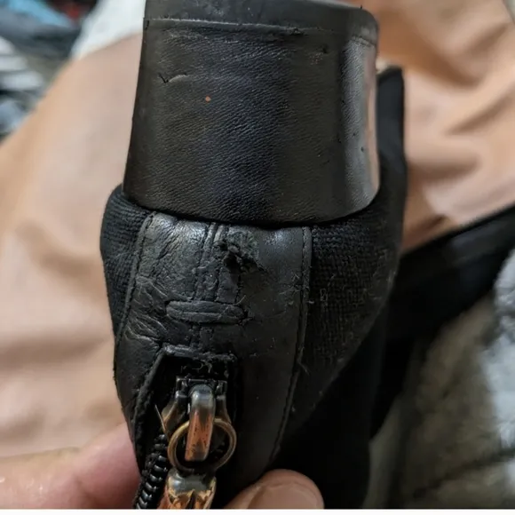 GUCCI LEATHER BLACK SUEDE HIGH BOOTS