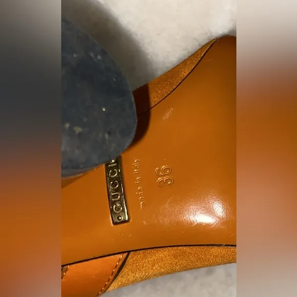 Gucci Suede Boots Size 36