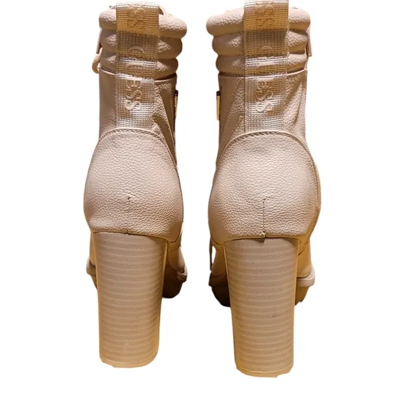 Guess Manners Ivory heel boots