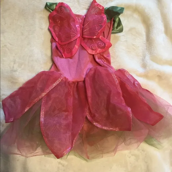 Gymboree NWT Pink Flower Fairy Costume Dress Set