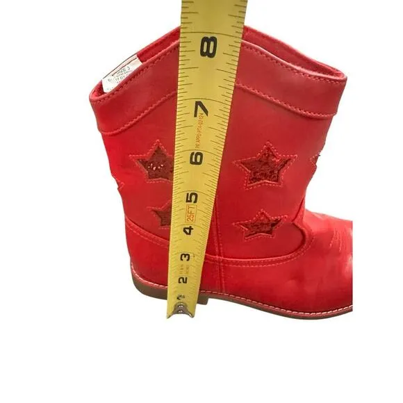 Gymboree 𝅺red western boots