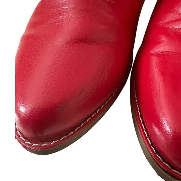 Gymboree 𝅺red western boots
